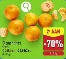 ALDI Clementines aanbieding