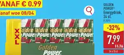 ALDI Golden power energy drink aanbieding