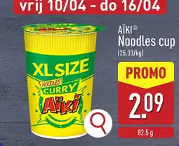 ALDI Aïki noodles cup aanbieding