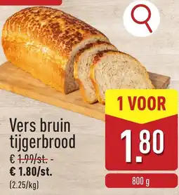 ALDI Vers bruin tijgerbrood aanbieding