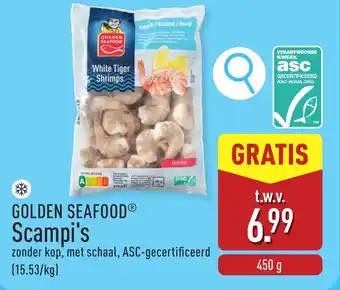 Golden seafood Scampi