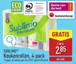 ALDI Sublimo Keukenrollen aanbieding