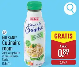 ALDI Milsani culinaire room aanbieding