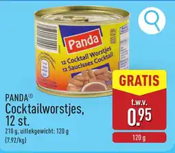 ALDI Panda Cocktailworstjes aanbieding