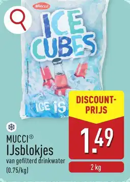 ALDI Mucci IJsblokjes aanbieding