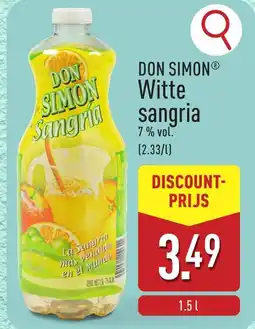 ALDI Don Simon witte sangria 7% vol aanbieding