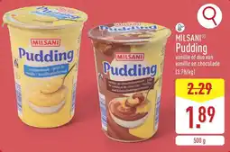 ALDI Milsani pudding aanbieding