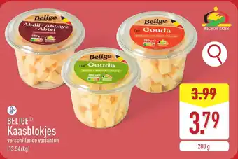 ALDI Belige Kaasblokjes aanbieding