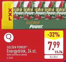 ALDI Golden Power Energydrink aanbieding