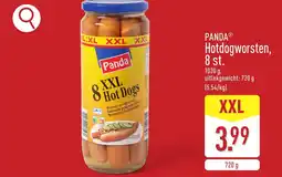ALDI Panda Hotdogworsten aanbieding