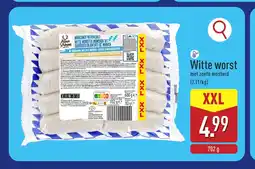 ALDI Witte worst aanbieding