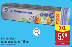 ALDI Power force aluminiumfolie, 100 m aanbieding