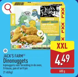ALDI Jack's Farm Dinonuggets aanbieding