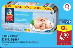 ALDI GOLDEN SEAFOOD Tonijn aanbieding
