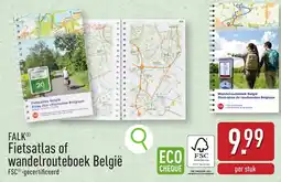 ALDI Falk fietsatlas of wandelrouteboek belgië aanbieding