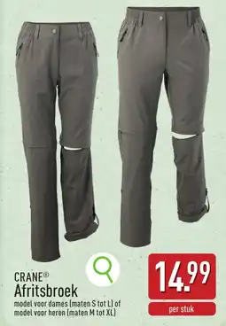 ALDI Crane afritsbroek aanbieding