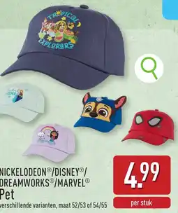 ALDI Nickelodeon /Disney/ Dreamworks /Marvel Pet aanbieding