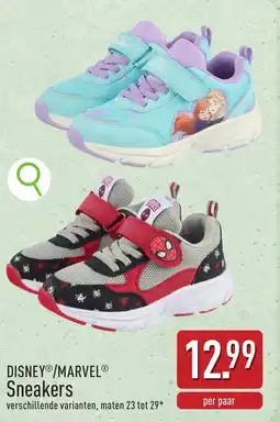 ALDI Disney/ Marvel sneakers aanbieding