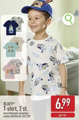 ALDI Bluey T-shirt aanbieding
