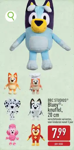 ALDI Bbc studios Bluey knuffel aanbieding