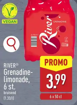 ALDI River grenadine limonade aanbieding