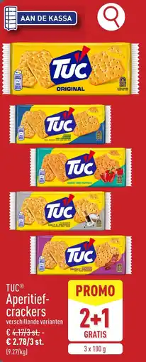 ALDI Tuc aperitief crackers aanbieding