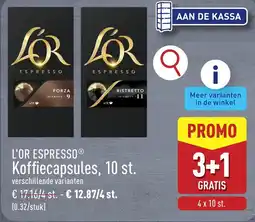 ALDI L'or Espresso Koffiecapsules aanbieding