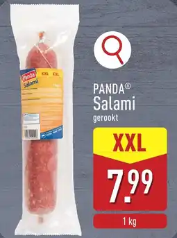 ALDI Panda salami aanbieding