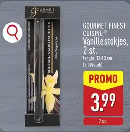 ALDI Gourmet finest cuisine vanillestokjes aanbieding