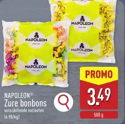 ALDI Napoleon zure bonbons aanbieding