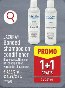 ALDI Lacura bonded shampoo en conditioner aanbieding
