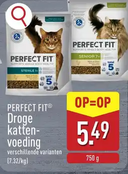 ALDI Perfect fit droge kattenvoeding aanbieding