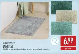ALDI Novitesse badmat aanbieding