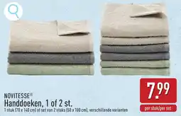 ALDI Novitesse handdoeken aanbieding