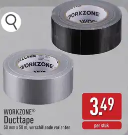 ALDI Workzone ducttape aanbieding
