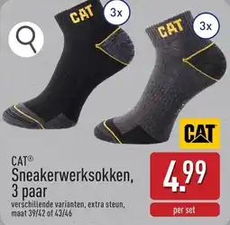 ALDI CAT Sneakerwerksokken aanbieding
