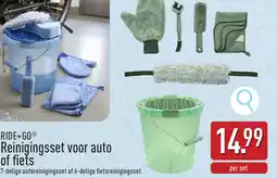 ALDI RIDE+GO Reinigingsset voor auto of fiets aanbieding