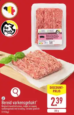 ALDI Bereid varkensgehakt aanbieding