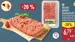 ALDI Bereid gehakt varken/kalf aanbieding