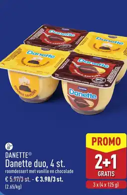 ALDI Danette duo aanbieding