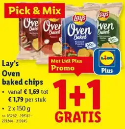 Lidl Lay's oven baked chips aanbieding