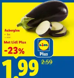 Lidl Aubergine aanbieding