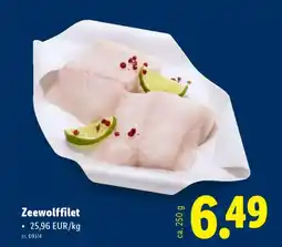 Lidl Zeewolffilet aanbieding