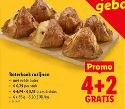 Lidl Boterkoek rozijnen aanbieding