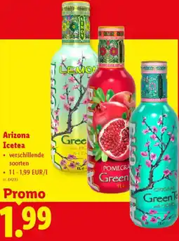 Lidl Arizona icetea aanbieding