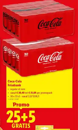 Lidl Coca-Cola Frisdrank aanbieding