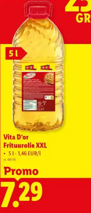 Lidl Vita D'or Frituurolie XXL aanbieding