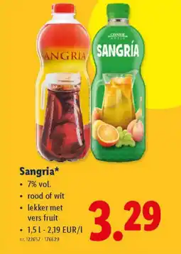 Lidl Sangria aanbieding