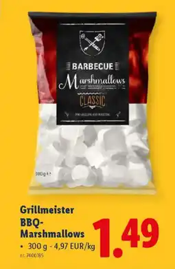Lidl Grillmeister BBQ Marshmallows aanbieding