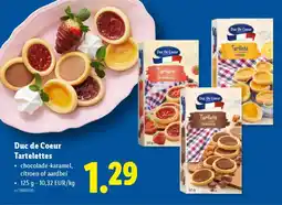 Lidl Duc de Coeur Tartelettes aanbieding